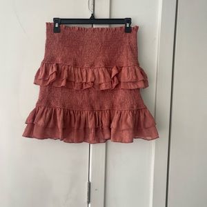 CHLOE OLIVER RUFFLE MINI SKIRT